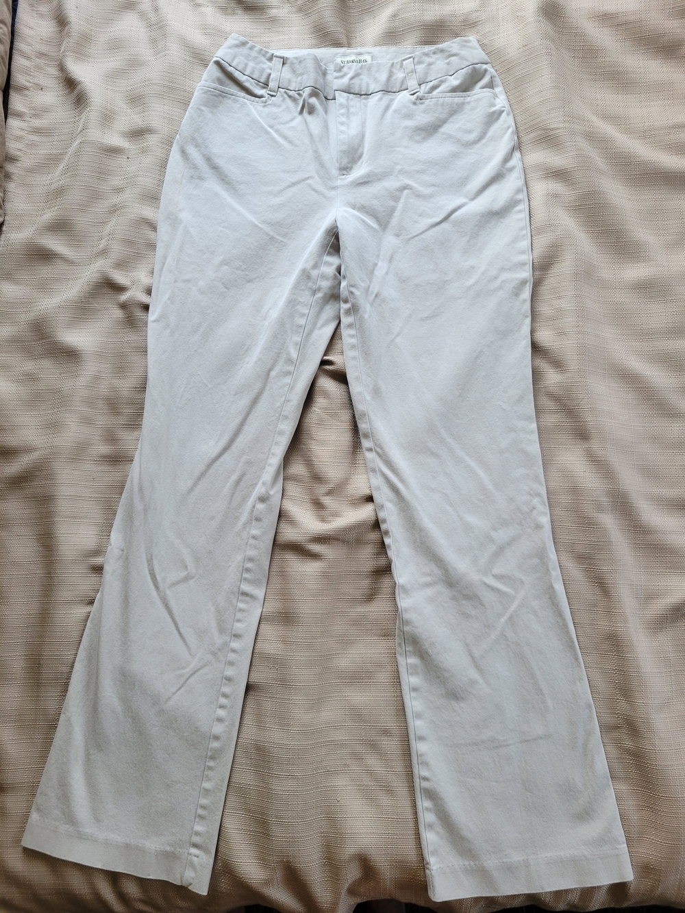 St. John's Bay Beige Bootcut Dress Pants Size 8